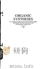 ORGANIC SYNTHESES Volume 59     PDF电子版封面     