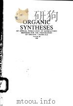 ORGANIC SYNTHESES Volume 68     PDF电子版封面     
