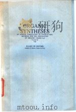 ORGANIC SYNTHESES VOLUME 64     PDF电子版封面     