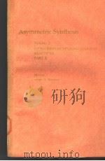 Asymmetric Synthesis Volume 3     PDF电子版封面     