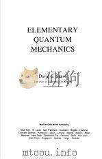 ELEMENTARY QUANTUM MECHANICS     PDF电子版封面     
