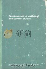 Fundamentals of statistical and thermal physics（ PDF版）