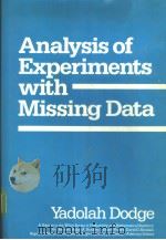 Analysis of Experiments with Missing Data（ PDF版）