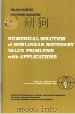 Numerical solution of Nonlinear Boundary Value Problems with Application   1983  PDF电子版封面  0136273645   