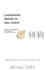Computational Methods for Data Analysis     PDF电子版封面     