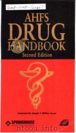 AHFS drug handbook  2nd edition     PDF电子版封面  1582552029   