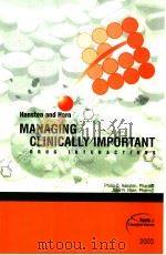 Hansten and Horn Managing Clinically Important Drug Interactions     PDF电子版封面  1574391623  Philip D.Hansten  John R.Horn 