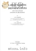LARGE ELASTIC DEFORMATIONS     PDF电子版封面     