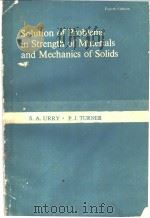 Solution of Problems in Strength of Materials and Mechanics of Solids     PDF电子版封面     