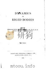 DYNAMICS OF RIGID BODIES     PDF电子版封面     