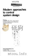 Modern Approaches to control system design（ PDF版）