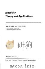 Elasticity Theory and Applications（ PDF版）