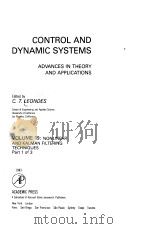 CONTROL AND DYNAMIC SYSTEMS     PDF电子版封面  0120127199   