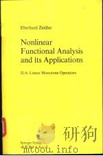 Nonlinear Funcational Analysis and its Applications     PDF电子版封面  7506213087   