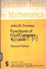 FUNCTIONS OF ONE COMPLEX VARIABLE   1973年  PDF电子版封面    John B.Conway 