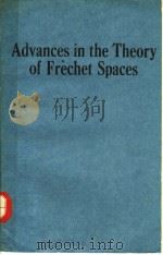 Advances in the Theory of Frechet Spaces     PDF电子版封面     
