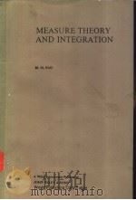 MEASURE THEORY AND INTEGRATION     PDF电子版封面     