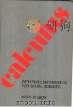 CALCULUS WITH FINITE MATHEMATICS FOR SOCIAL SCIENCES     PDF电子版封面     