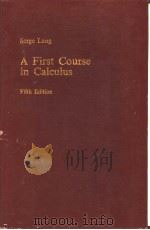 A First Course in Calculus（ PDF版）