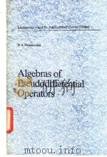 Algebras of Pseudodifferential Operators（ PDF版）