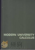MODERN UNIVERSITY CALCULUS     PDF电子版封面     