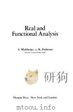 Real and Functional Analysis     PDF电子版封面     