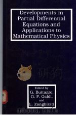 Developments in Partial Differential Equations and Applications to Mathematical Physics     PDF电子版封面     