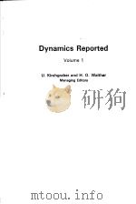 Dynamics Reported Volume 1     PDF电子版封面     