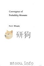 Convergence of probability Measures（ PDF版）