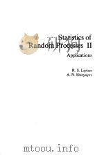 Statistics of Random Processes Ⅱ     PDF电子版封面     