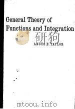 General Theory of Functions and Integration     PDF电子版封面     