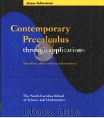 Contemporary Precalculus  through applications     PDF电子版封面  0939765543   