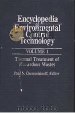 Encyclopedia of Environmental Control Technology Volume 1（ PDF版）