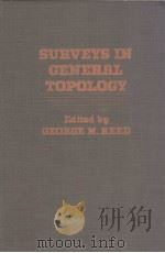 SURVEYS IN GENERAL TOPOLOGY     PDF电子版封面     