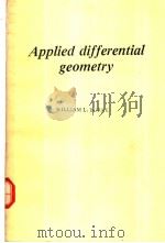 Applied differential geometry     PDF电子版封面     