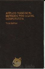 APPLIED NUMERICAL METHODS FOR DIGITAL COMPUTATION     PDF电子版封面     