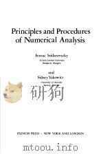 Principles and Procedures of Numerical Analysis     PDF电子版封面     