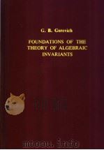 FOUNDATIONS OF THE THEORY OF ALGEBRAIC INVARIANTS     PDF电子版封面     