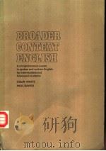 BROADER CONTEXT ENGLISH     PDF电子版封面     