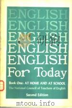 ENGLISH FOR TODAY BOOK ONE:AT HOME AND AT SCHOOL (Second Edition)     PDF电子版封面     