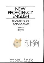 NEW PROFICIENCY ENGLISH:TEACHER'S GUIDE TO BOOK FOUR（ PDF版）