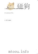Using Prepositions and Particles Workbook One     PDF电子版封面    J.B.Heaton 