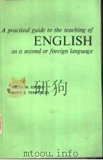 A practical guide to the teaching of ENGLISH as a second or foreign language（ PDF版）