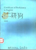 Certificate of Proficiency in English Practice Tests 1 Teacher's Book     PDF电子版封面     