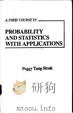 A FIRST COURSE IN PROBABILITY AND STATISTICS WITH APPLICATIONS（ PDF版）