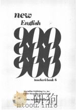 new English 900 teacher's book 6     PDF电子版封面     