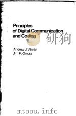 Principles of Digital Communication and Cooding     PDF电子版封面     