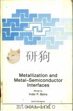 Metallization and Metal-Semiconductor Interfaces     PDF电子版封面  0309431599   