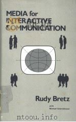 Media for Interactive Communication     PDF电子版封面     