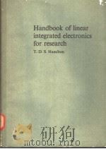 Handbook of Linear integrated electronics for research     PDF电子版封面     